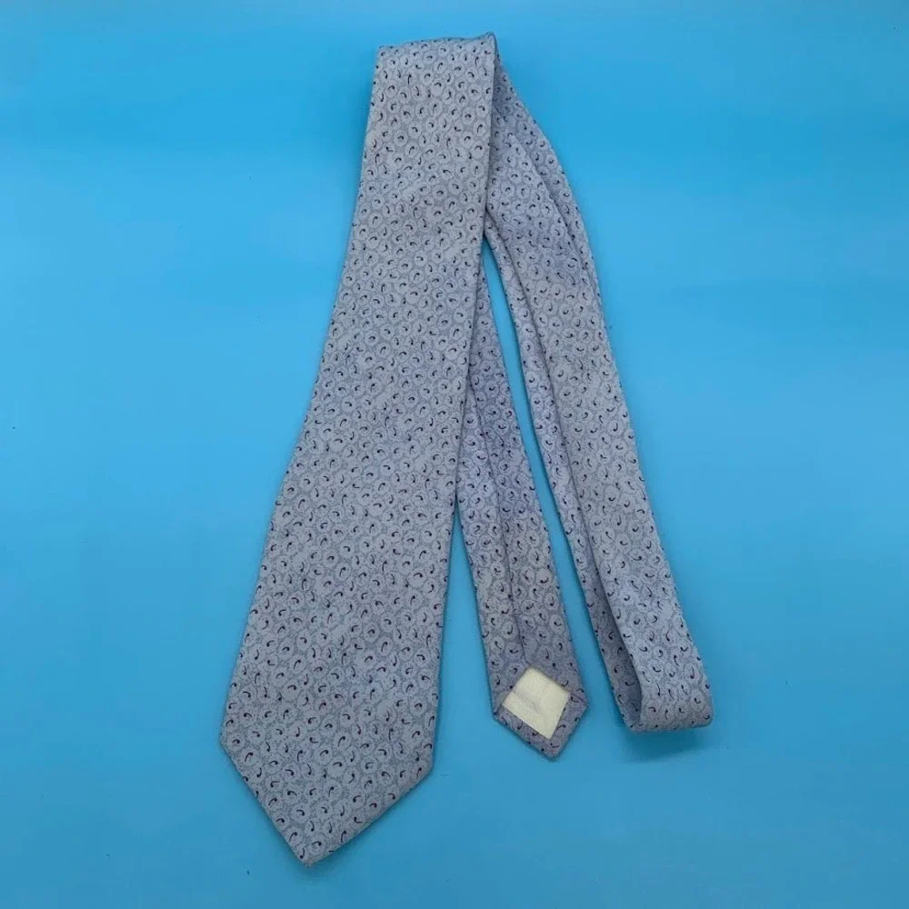 Enrico Guccini Men's Light‎ Blue Dress Tie All Silk Classic Necktie